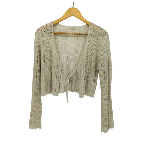 プロポーションバイボディードレッシング PROPORTION BODY DRESSING 25SS アイレット柄リボンカーディガン レディース FR