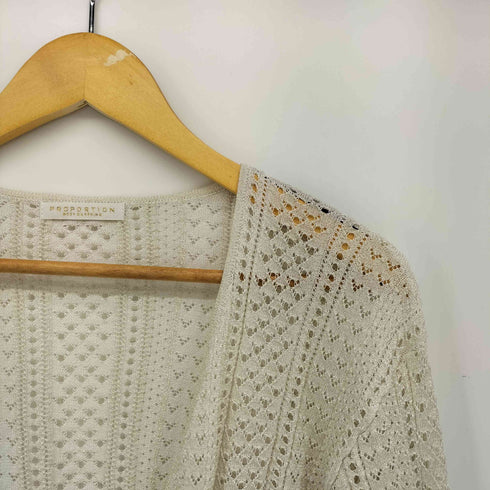 プロポーションバイボディードレッシング PROPORTION BODY DRESSING 25SS アイレット柄リボンカーディガン レディース FR