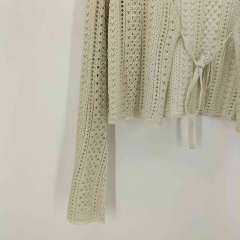プロポーションバイボディードレッシング PROPORTION BODY DRESSING 25SS アイレット柄リボンカーディガン レディース FR