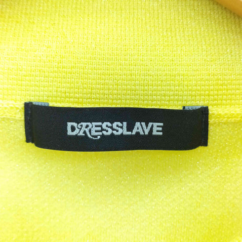 ドレスレイブ DRESSLAVE 金丸釦2つ シアーニットポロ メンズ