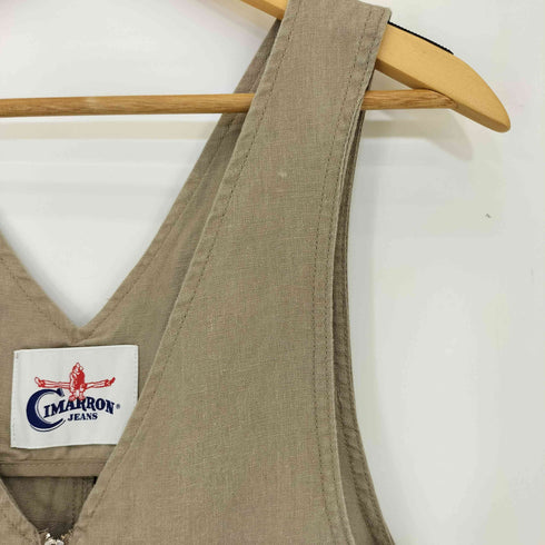 シマロンジーンズ CIMARRON JEANS リネン オーバーオール レディース FREE