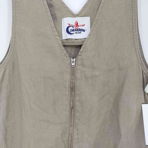 シマロンジーンズ CIMARRON JEANS リネン オーバーオール レディース FREE