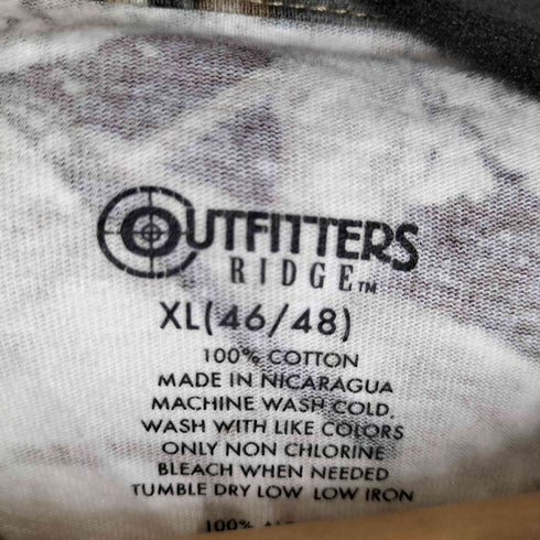 Outfitters Ridge アウトフィッターズリッジ 迷彩 リアルツリーカモ ポケット 半袖 Tシャツ ビックサイズ メンズ JPN:XL