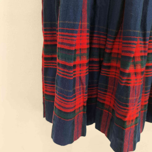 ペンドルトン PENDLETON USA製 70S PURE WOOL チェックスカート レディース 6