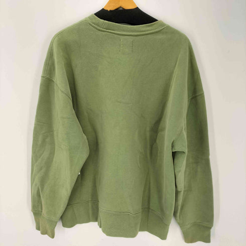 ギャップ Gap オーバーサイズ エンブロイダリー ミニアーチ クルー スウェット 前V Vガゼット メンズ import:L