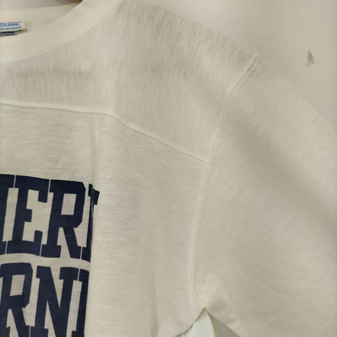チャンピオン Champion カレッジプリント 7分袖 フットボール メンズ import:M