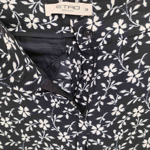 エトロ ETRO イタリア製 花柄 レーヨンパンツ レディース