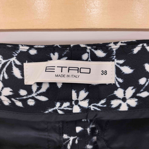 エトロ ETRO イタリア製 花柄 レーヨンパンツ レディース