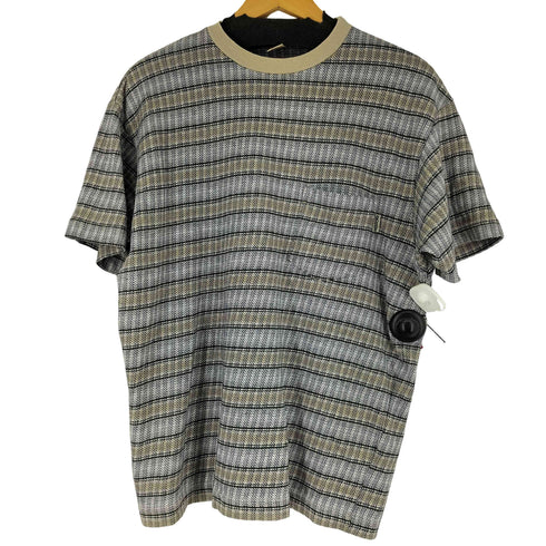 ステューシー Stussy 80-90S old stussy 白タグ USA製 ジャガード Tシャツ メンズ JPN:M