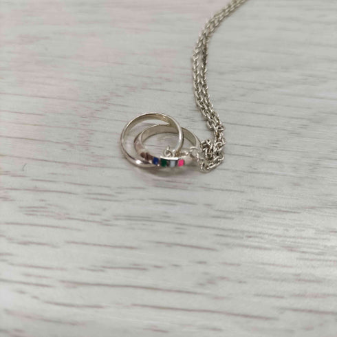 ポールスミス Paul Smith ダブルリング ネックレス メンズ ONE SIZE