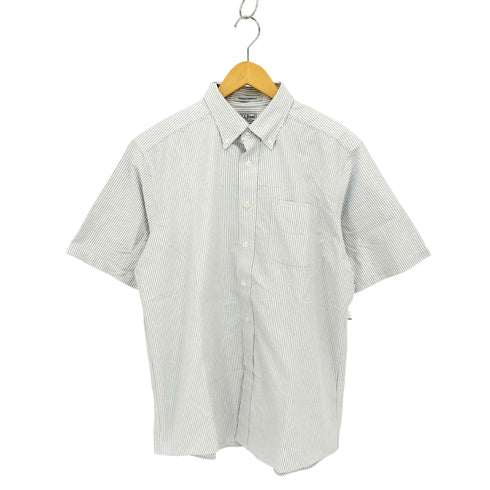 エルエルビーン L.L.Bean WRINKLE RESISTANT 半袖ストライプBDシャツ メンズ
