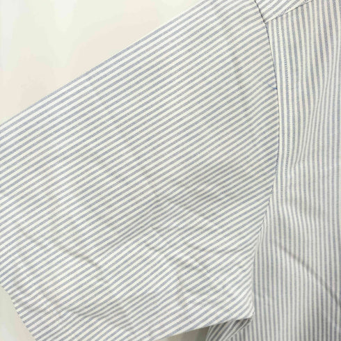 エルエルビーン L.L.Bean WRINKLE RESISTANT 半袖ストライプBDシャツ メンズ