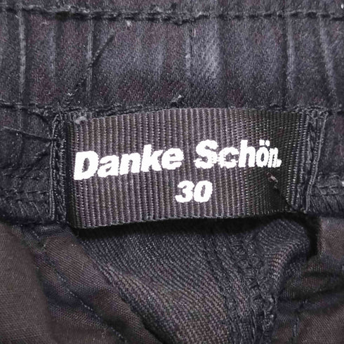 ダンケシェーン Danke Schon PREMIUM SUPER STRETCH TC BLACK ZIP POCKET PANTS メンズ 30