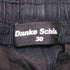 ダンケシェーン Danke Schon PREMIUM SUPER STRETCH TC BLACK ZIP POCKET PANTS メンズ 30