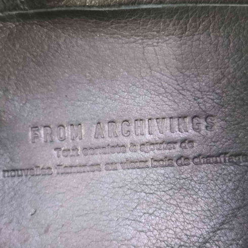 FROM ARCHIVINGS vibramソール ハラコ レースアップレザーシューズ メンズ US:11