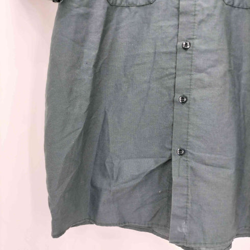 レッドキャップ RED KAP フロントワッペン 半袖ワークシャツ メンズ import:L