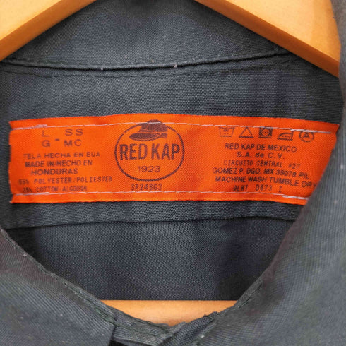 レッドキャップ RED KAP フロントワッペン 半袖ワークシャツ メンズ import:L
