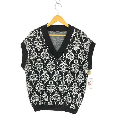 エルノロゼット Ellno Loset ペイズリー柄 ニットベスト メンズ JPN:L