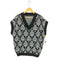 エルノロゼット Ellno Loset ペイズリー柄 ニットベスト メンズ JPN:L