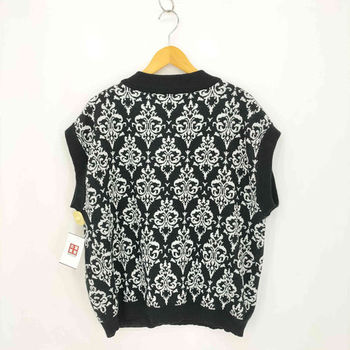 エルノロゼット Ellno Loset ペイズリー柄 ニットベスト メンズ JPN:L