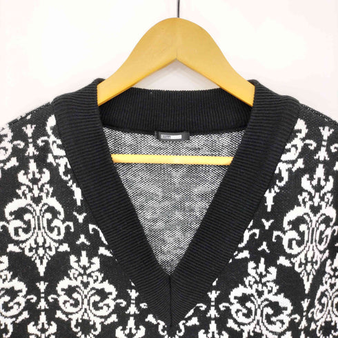 エルノロゼット Ellno Loset ペイズリー柄 ニットベスト メンズ JPN:L