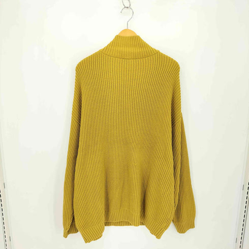 フリークスストア FREAKS STORE ビッグシルエット 畔編み ハーフジップニット メンズ JPN:L