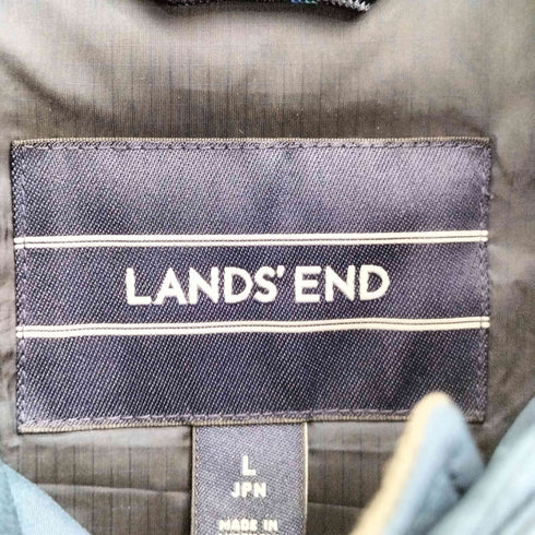 ランズエンド LANDS END 撥水 フーデッドコート メンズ import:L