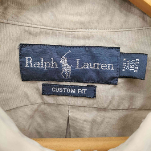 ラルフローレン RALPH LAUREN 90s CUSTOM FIT ポニー刺繍 ボタンダウンシャツ メンズ 16 1/2