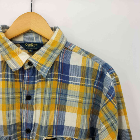 オシュコシュ OSHKOSH B'GOSH 90s インド製 ヘビーネル チェックシャツ メンズ 15 1/2