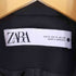 ザラ ZARA ウールブレンド ダブルブレストショートコート レディース import:M