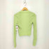 アモーメント amomento RIB TWO WAY ZIP-UP CARDIGAN カーディガン レディース 0