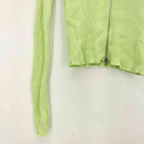 アモーメント amomento RIB TWO WAY ZIP-UP CARDIGAN カーディガン レディース 0
