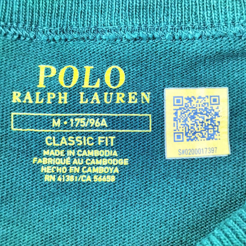 ポロラルフローレン POLO RALPH LAUREN CLASSIC FIT ポニー刺繍 S/S Tシャツ メンズ import:M