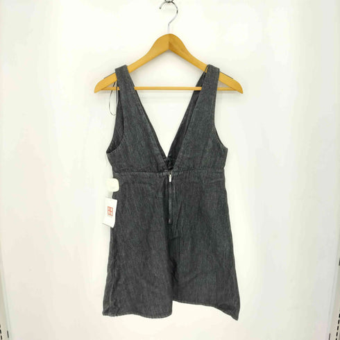 ザラ ZARA Vネックノースリーブデニムワンピース レディース import:M