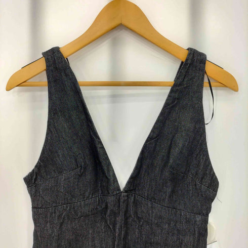 ザラ ZARA Vネックノースリーブデニムワンピース レディース import:M