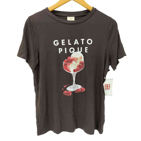 ジェラートピケ gelato pique COOLレーヨンデザートロゴTシャツ レディース ONE SIZE
