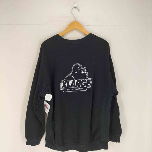 エクストララージ XLARGE REVERSE WEAVE 両面刺繍クルーネックスウェット メンズ L