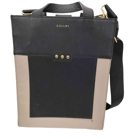 クルニ CULLNI Leather vertical mini tote bag 2WAY レザー ミニ トート スクエア バック レディース
