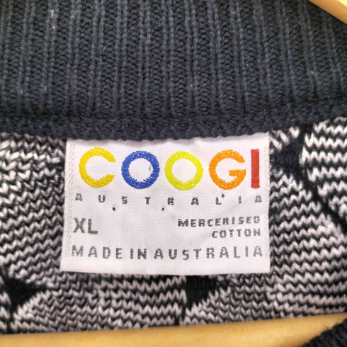 クージー COOGI 90s オーストラリア製 3Dニット メンズ import:XL