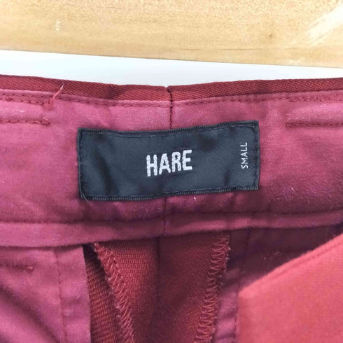 ハレ HARE サイド レーズアップ チャイナ デザイン スラックス パンツ レディース JPN:S
