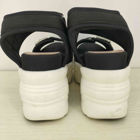 michellMacaron ビジューバックルスポーツサンダル レディース JPN:L