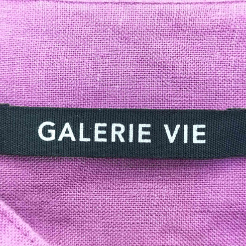ギャルリーヴィー GALERIE VIE リネンポプリン バンドカラーシャツ メンズ FREE