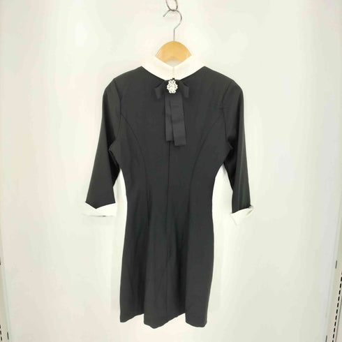 MELLO リボン ミニワンピース casual レディース import:S