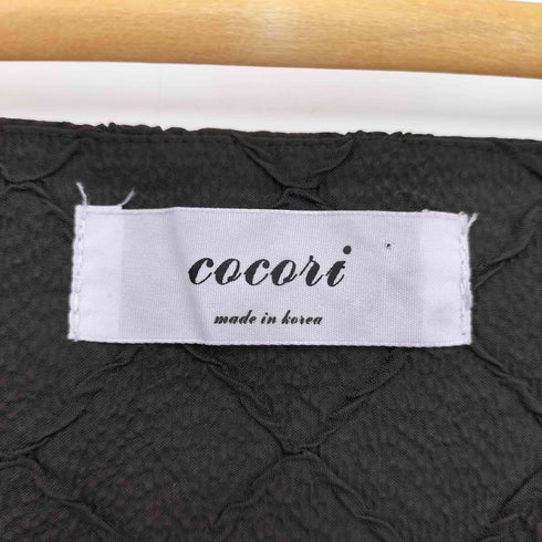 cocori ウエスト紐 デザインワンピース レディース