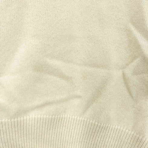 ラルフローレンゴルフ RALPH LAUREN GOLF 90s ポニー刺繍 カシミヤコットン Vネックニット レディース import:L