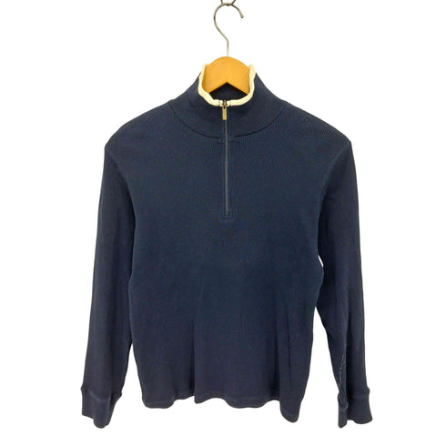 ラルフローレンゴルフ RALPH LAUREN GOLF 90s ハイネック ハーフジップリブニット レディース import:M