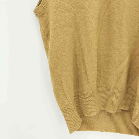 バーバリーズ BURBERRYS 90s 白タグ カシミヤ Vネックニットベスト レディース import:M