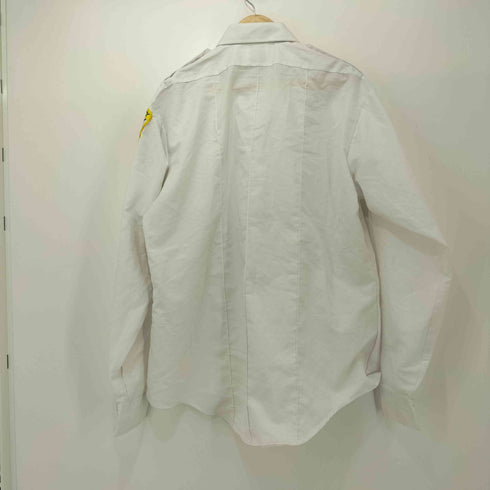 PARAGON PLUS USA製 FIRE SERVICE エンブレムワッペン エポレット L/S ワーク シャツ メンズ 17 36/37