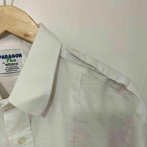 PARAGON PLUS USA製 FIRE SERVICE エンブレムワッペン エポレット L/S ワーク シャツ メンズ 17 36/37