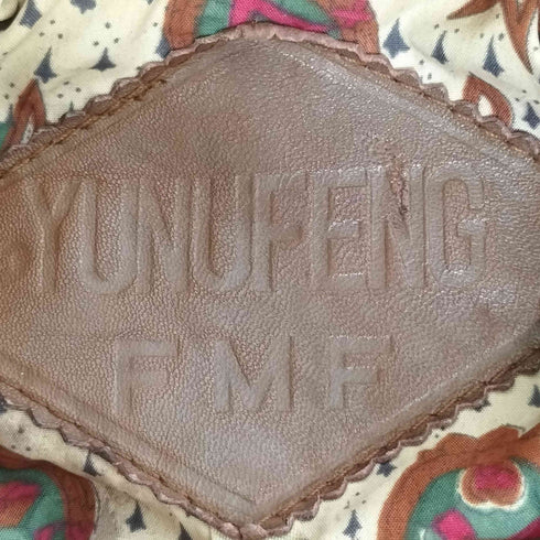 YUNUFENG FMF レザージャケット メンズ import:L